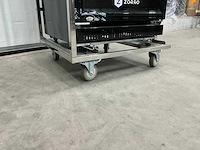 2023 zorro zkb 360 glasdeur koelkast in transporttrolly - afbeelding 10 van  11