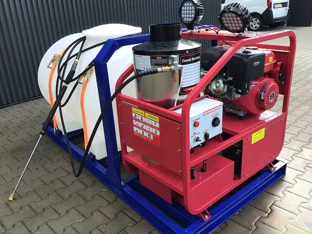 2024 - blue viper - industrial hot water 276 bar - hogedrukreiniger met tank - afbeelding 1 van  37