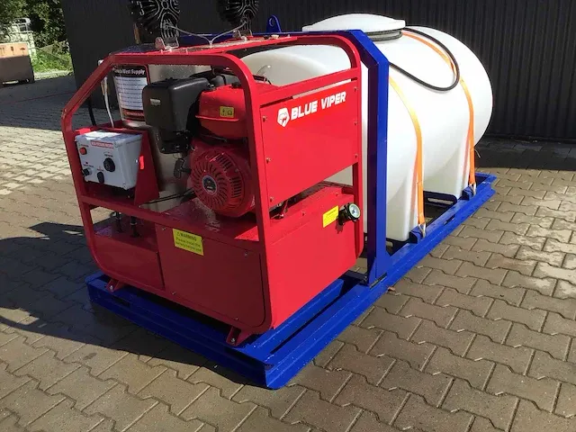 2024 - blue viper - industrial hot water 276 bar - hogedrukreiniger met tank - afbeelding 15 van  37