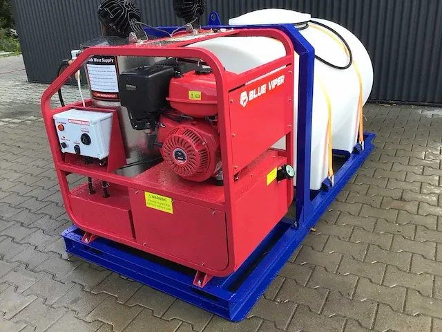 2024 - blue viper - industrial hot water 276 bar - hogedrukreiniger met tank - afbeelding 12 van  37