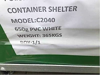 2024 - easy-going - 2024 - (6x12x2 meter) - shelter overkapping / tent tussen 2 containers c2040 - afbeelding 3 van  17