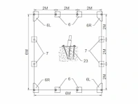 2024 - easy-going - (6x6x3,70 meter) - dierenverblijf / shelter 6 meter - afbeelding 14 van  14