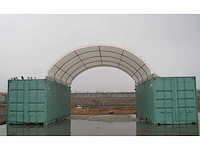 2024 - easygoing - (6x6x2 meter) - shelter canopy / tent between 2 containers c2020 - afbeelding 12 van  28