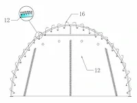 2024 - easygoing - (9,10x6,10x3,65 meter) - garage / tent / opslag shelter 203012r - afbeelding 5 van  18