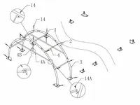 2024 - easygoing - (9,10x6,10x3,65 meter) - garage / tent / opslag shelter 203012r - afbeelding 7 van  18