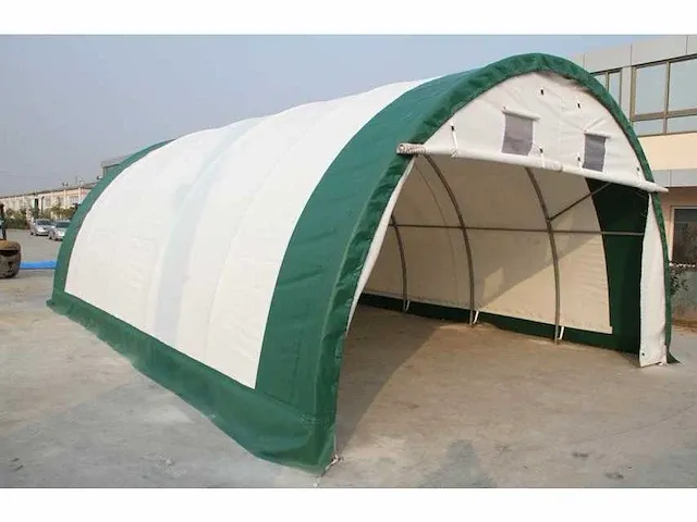 2024 - easygoing - (9,10x6,10x3,65 meter) - garage / tent / opslag shelter 203012r - afbeelding 1 van  18