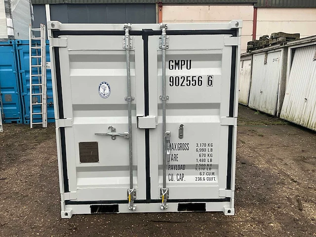 2024 - gmpu - 2024 - 7ft - opslag container met zijdeur en raam - afbeelding 21 van  26