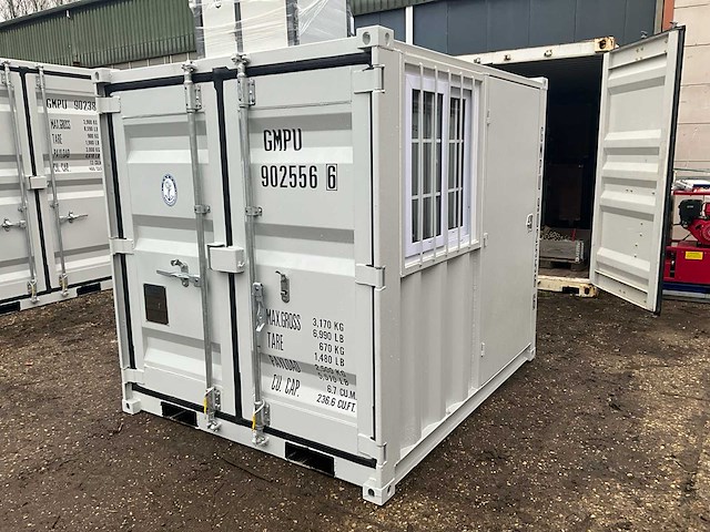 2024 - gmpu - 2024 - 7ft - opslag container met zijdeur en raam - afbeelding 1 van  26