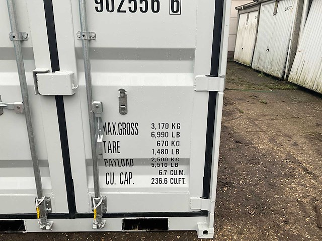 2024 - gmpu - 2024 - 7ft - opslag container met zijdeur en raam - afbeelding 18 van  26