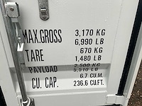 2024 - gmpu - 2024 - 7ft - opslag container met zijdeur en raam - afbeelding 19 van  26