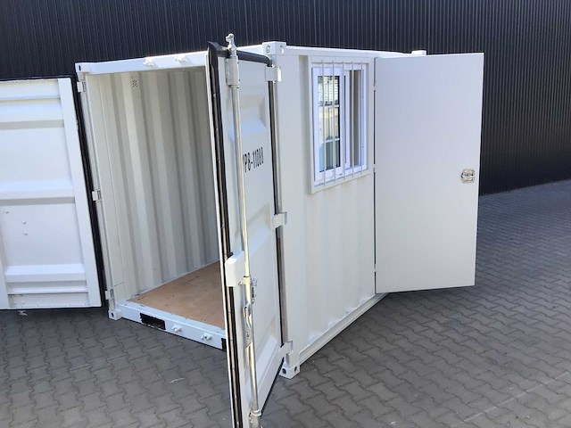2024 - gmpu - 2024 - 8ft - opslag container met zijdeur en raam - afbeelding 8 van  28