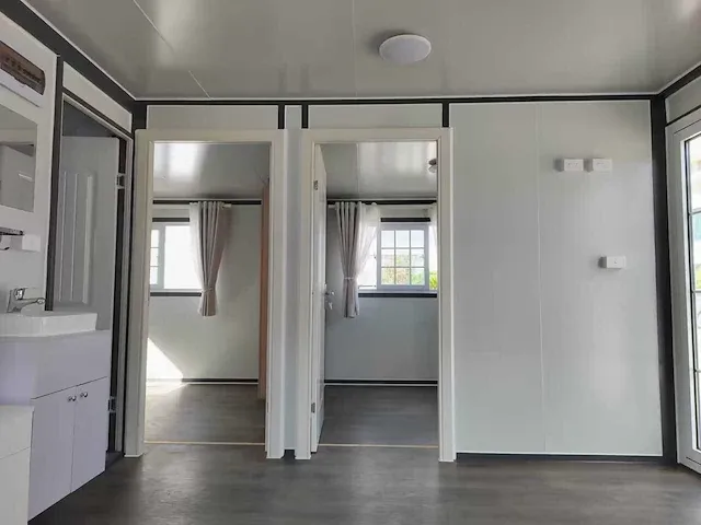 2024 - greenfield - douche / toilet / keuken / 2 slaapkamers - tiny house / atelier / tuinkantoor / mantelzorg - afbeelding 3 van  43