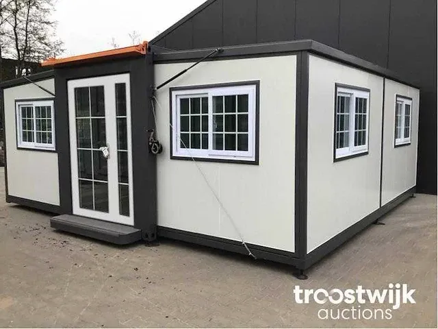 2024 - greenfield - douche / toilet / keuken / 2 slaapkamers - tiny house / atelier / tuinkantoor / mantelzorg - afbeelding 1 van  43