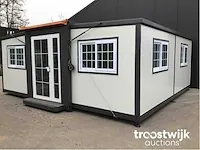 2024 - greenfield - douche / toilet / keuken / 2 slaapkamers - tiny house / atelier / tuinkantoor / mantelzorg