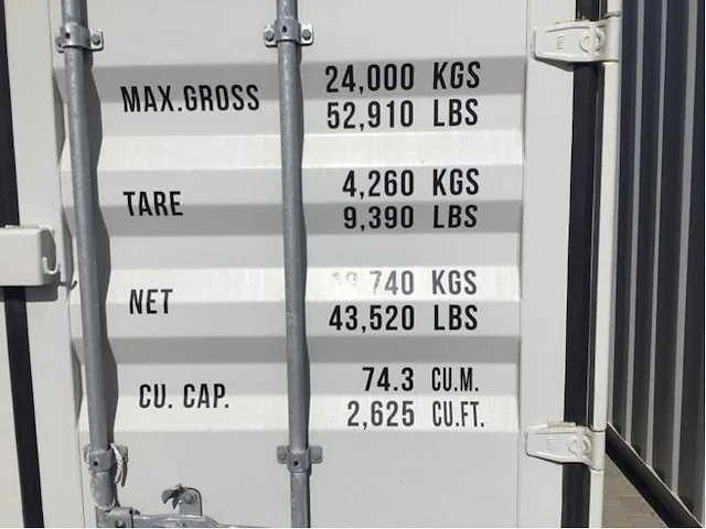 2024 - lypu - 40 ft hq high cube - opslag container met 4 zijdeuren (c) - afbeelding 3 van  31