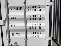 2024 - lypu - 40 ft hq high cube - opslag container met 4 zijdeuren (c) - afbeelding 3 van  31