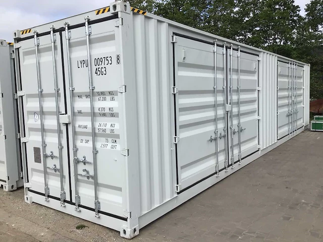 2024 - lypu - 40 ft hq met 2 sidedoors - opslag container - afbeelding 1 van  21