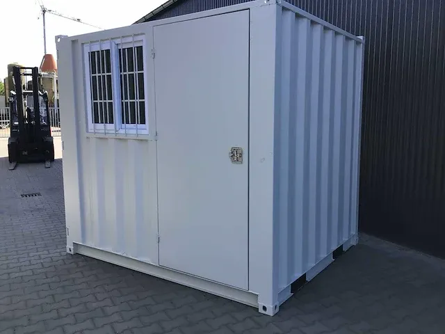 2024 - lypu - 8ft - opslag container met zijdeur en raam - afbeelding 2 van  25