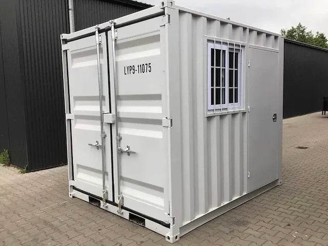 2024 - lypu - 9ft - opslagcontainer met zijdeur en raam - - afbeelding 1 van  13