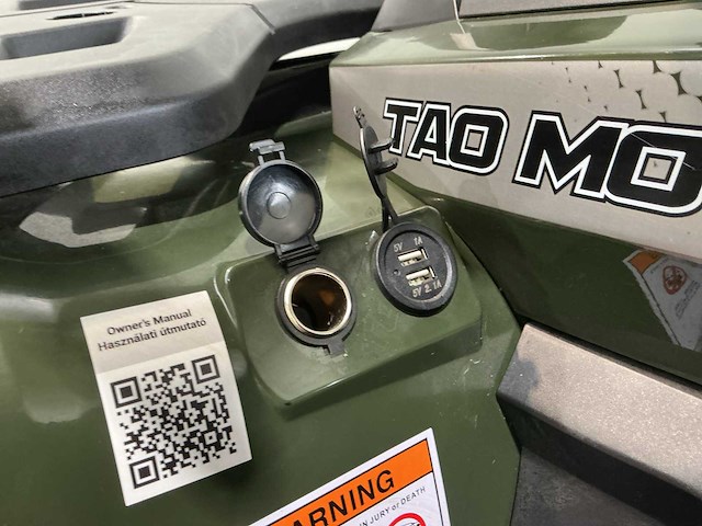 2024 - tao motors - tga 300f 4x2 atv - quad (ongebruikt) - afbeelding 8 van  18