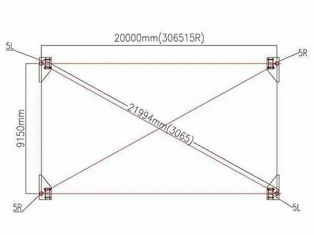 2024 -easygoing - 20x9,15x4,50 meter - garage tent / opslag shelter 306515r - afbeelding 10 van  11