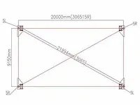 2024 -easygoing - 20x9,15x4,50 meter - garage tent / opslag shelter 306515r - afbeelding 10 van  11
