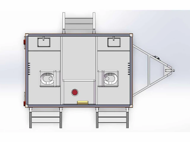 2024 2 persoons aanhangwagen / sanitairunit / toiletunit - afbeelding 24 van  30