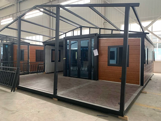 2024 20ft uitschuifbare tiny house/chalet - afbeelding 19 van  32