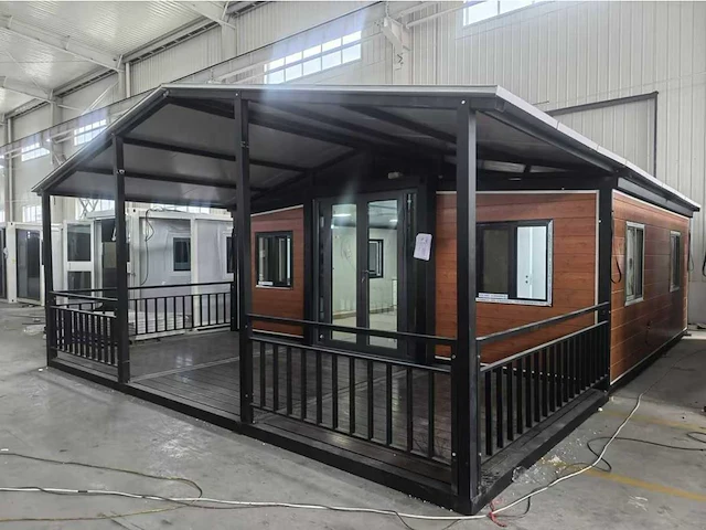 2024 20ft uitschuifbare tiny house/chalet - afbeelding 1 van  32