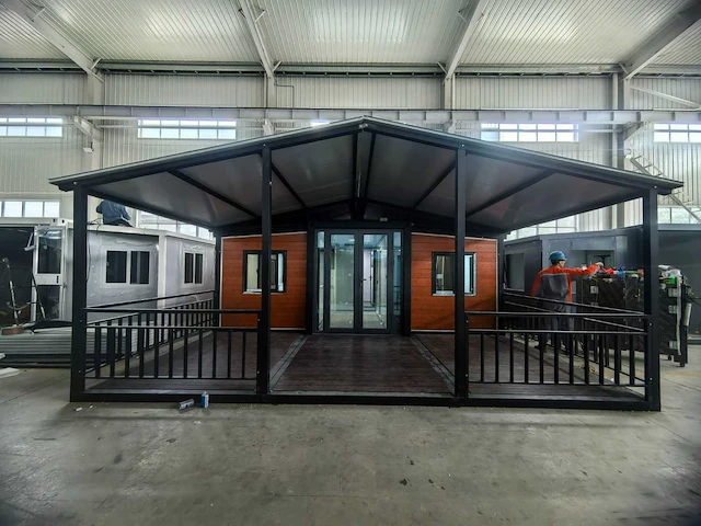 2024 20ft uitschuifbare tiny house/chalet - afbeelding 13 van  32