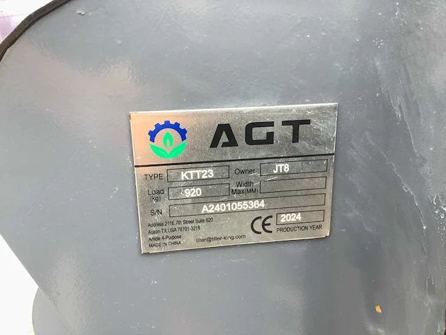 2024 agt ktt23 skid steer (unused) - afbeelding 6 van  15