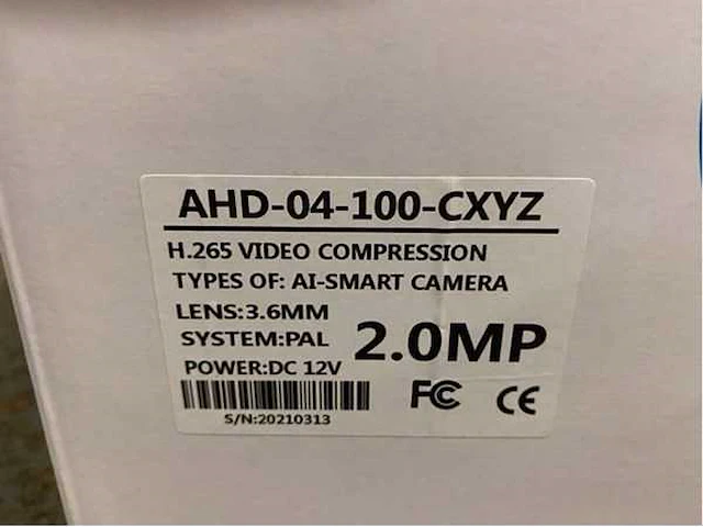 2024 ahd hd 4 camera’s beveiligingscamerasysteem - afbeelding 4 van  4