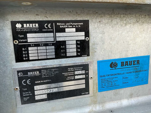 2024 bauer e500 beregeningshaspel - afbeelding 19 van  26