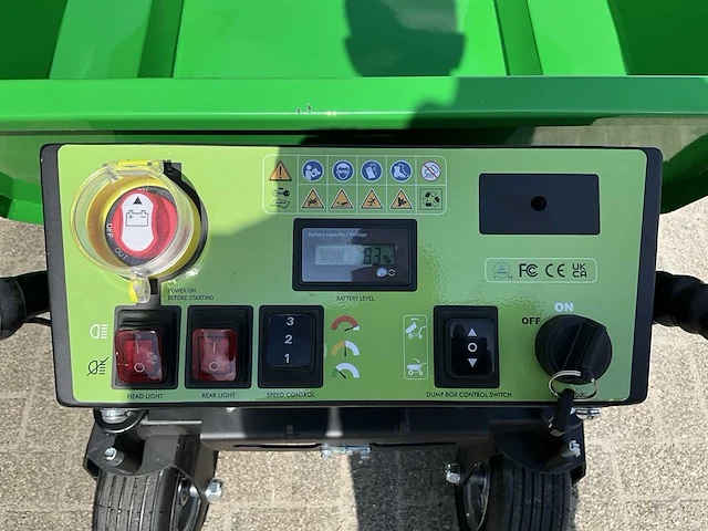 2024 bullforce eh50 elektrische dumper - afbeelding 4 van  23