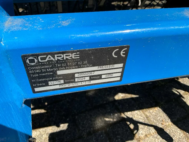 2024 carre prs-d-092-1-1-h precisie wiedeg - afbeelding 4 van  17