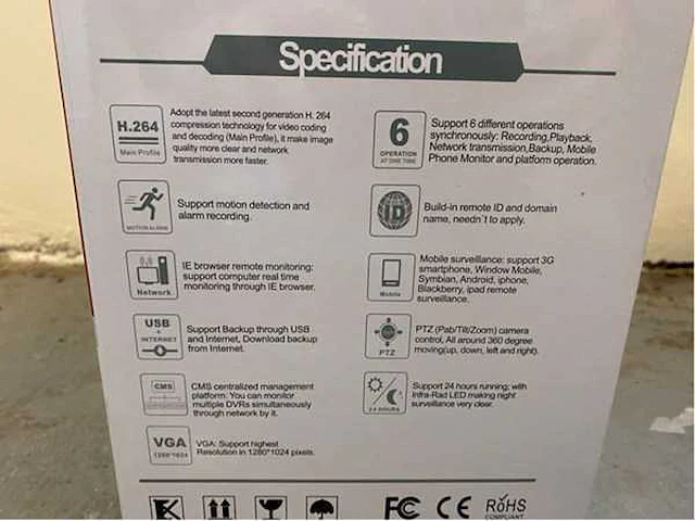 2024 cctv aprica 4 camera’s beveiligingscamerasysteem - afbeelding 3 van  5
