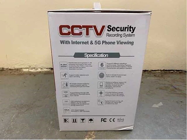 2024 cctv aprica 4 camera’s beveiligingscamerasysteem - afbeelding 4 van  5