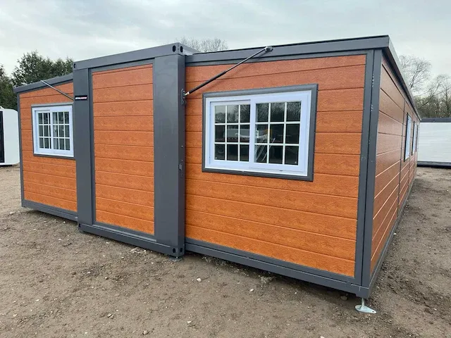 2024 compleet deluxe 12x6 meter mobiele woonunit met 3 slaapkamers en keuken 73m3 - afbeelding 51 van  52