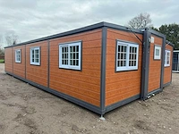 2024 compleet deluxe 12x6 meter mobiele woonunit met 3 slaapkamers en keuken 73m3 - afbeelding 4 van  52