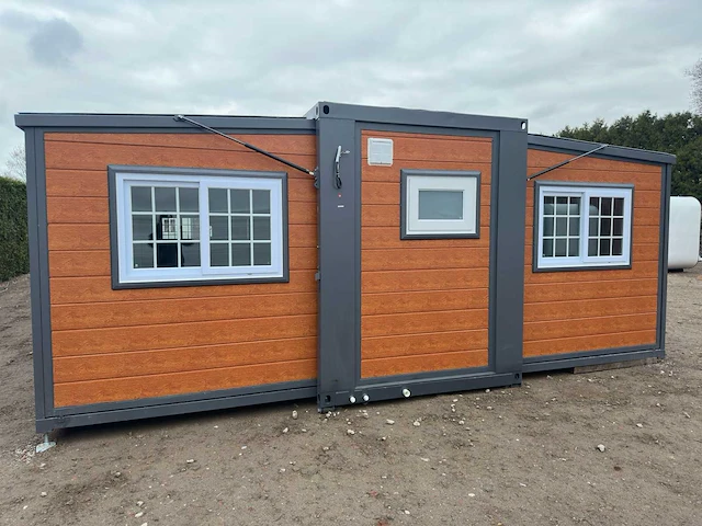 2024 compleet deluxe 12x6 meter mobiele woonunit met 3 slaapkamers en keuken 73m3 - afbeelding 5 van  52