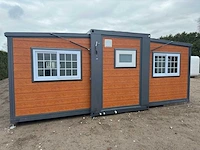 2024 compleet deluxe 12x6 meter mobiele woonunit met 3 slaapkamers en keuken 73m3 - afbeelding 5 van  52