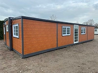 2024 compleet deluxe 12x6 meter mobiele woonunit met 3 slaapkamers en keuken 73m3 - afbeelding 8 van  52