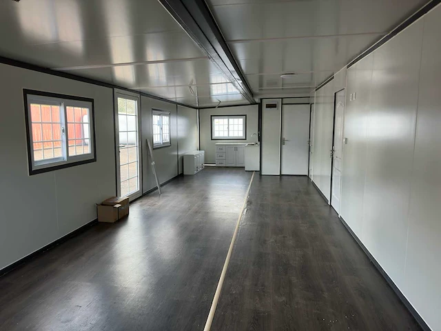 2024 compleet deluxe 12x6 meter mobiele woonunit met 3 slaapkamers en keuken 73m3 - afbeelding 17 van  52