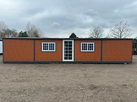 2024 compleet deluxe 12x6 meter mobiele woonunit met 3 slaapkamers en keuken 73m3 - afbeelding 12 van  52