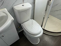 2024 compleet deluxe 12x6 meter mobiele woonunit met 3 slaapkamers en keuken 73m3 - afbeelding 31 van  52