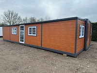 2024 compleet deluxe 12x6 meter mobiele woonunit met 3 slaapkamers en keuken 73m3 - afbeelding 34 van  52