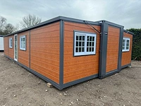 2024 compleet deluxe 12x6 meter mobiele woonunit met 3 slaapkamers en keuken 73m3 - afbeelding 45 van  52