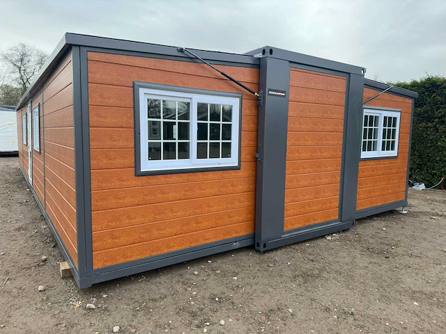 2024 compleet deluxe 12x6 meter mobiele woonunit met 3 slaapkamers en keuken 73m3 - afbeelding 49 van  52