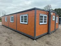 2024 compleet deluxe 12x6 meter mobiele woonunit met 3 slaapkamers en keuken - afbeelding 4 van  52