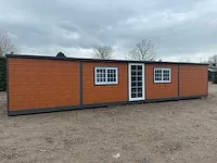 2024 compleet deluxe 12x6 meter mobiele woonunit met 3 slaapkamers en keuken - afbeelding 23 van  52